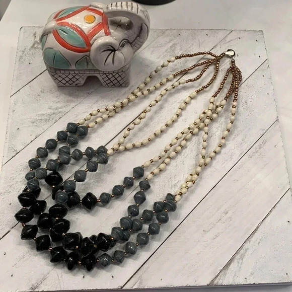 Teng Yue Multistrand  Necklace - Picture 2 of 6